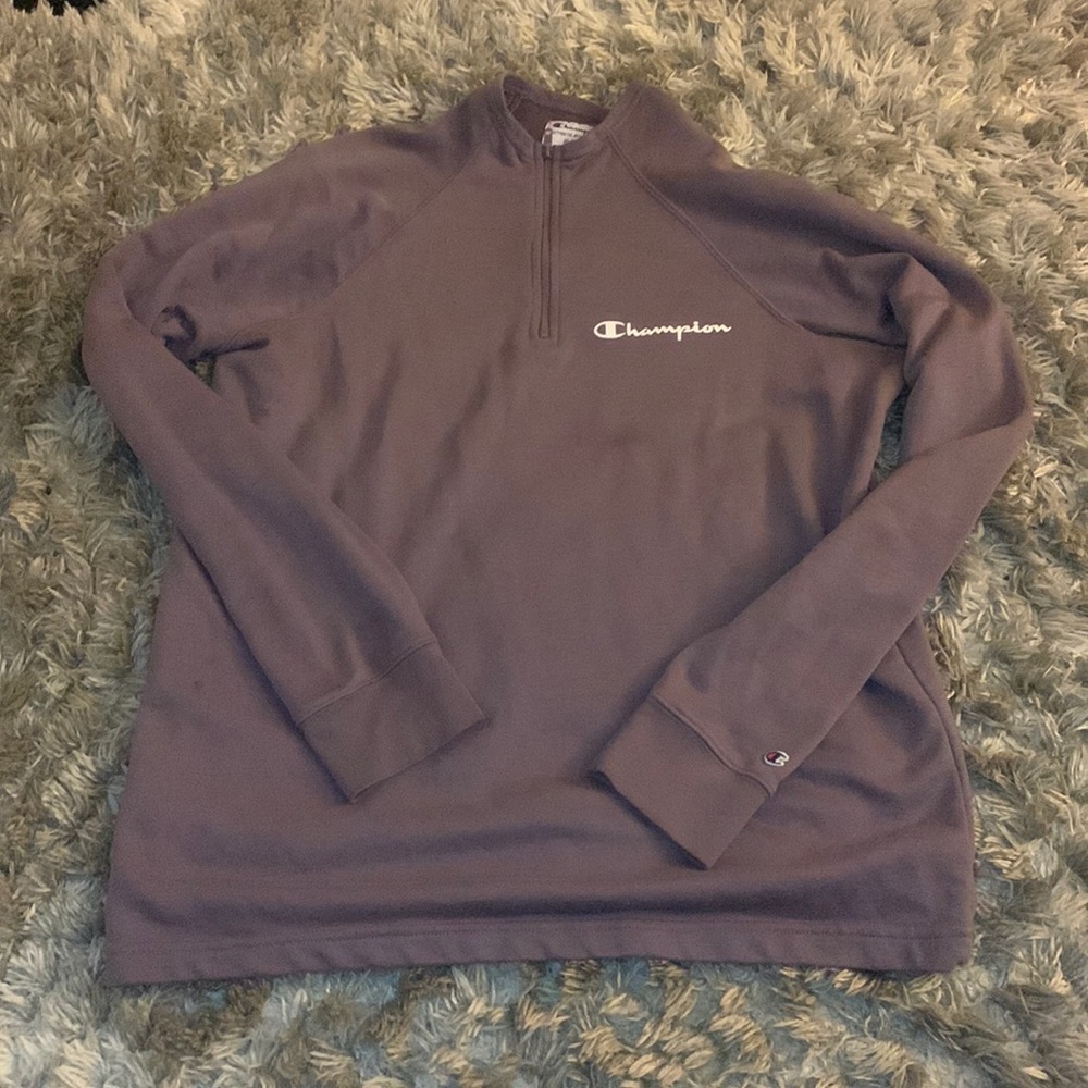 Purple champion sweatshirt